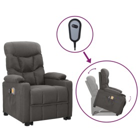 Dark gray fabric lifting massage chair by vidaXL, Electric massage chairs - Ref: Foro24-3110123, Price: 544,21 €, Discount: %