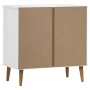 MOLDE bedside table solid white pine wood 80x40x80 cm by vidaXL, Drawers - Ref: Foro24-350505, Price: 147,60 €, Discount: %