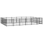 Steel outdoor kennel 22.58 m² by vidaXL, Dog kennels and fences - Ref: Foro24-3124628, Price: 652,64 €, Discount: %