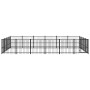 Steel outdoor kennel 22.58 m² by vidaXL, Dog kennels and fences - Ref: Foro24-3124628, Price: 652,64 €, Discount: %