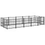 Steel outdoor kennel 9.38 m² by vidaXL, Dog kennels and fences - Ref: Foro24-3124601, Price: 453,13 €, Discount: %