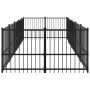 Steel outdoor kennel 9.38 m² by vidaXL, Dog kennels and fences - Ref: Foro24-3124601, Price: 453,13 €, Discount: %