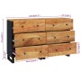 Aparador 2 uds madera maciza de acacia 60x33x75 cm de vidaXL, Aparadores - Ref: Foro24-3143636, Precio: 345,02 €, Descuento: %