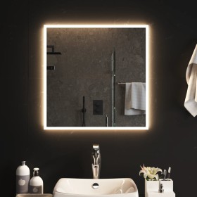 Badezimmerspiegel mit LED 60x60 cm von vidaXL, Spiegel - Ref: Foro24-151759, Preis: 54,99 €, Rabatt: %