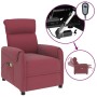 Sillón de masaje eléctrico tela rojo tinto de vidaXL, Sillones de masaje eléctricos - Ref: Foro24-3143358, Precio: 204,99 €, ...