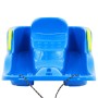 Blue polypropylene sled with brakes 87x40x18 cm by vidaXL, Sleighs - Ref: Foro24-93713, Price: 36,36 €, Discount: %