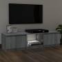 TV stand with LED lights in Sonoma gray, 140x40x35.5 cm by vidaXL, TV Furniture - Ref: Foro24-815712, Price: 111,91 €, Discou...