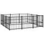 Outdoor steel dog kennel 8.47 m² by vidaXL, Dog kennels and fences - Ref: Foro24-3124616, Price: 386,99 €, Discount: %