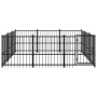 Outdoor steel dog kennel 8.47 m² by vidaXL, Dog kennels and fences - Ref: Foro24-3124616, Price: 386,99 €, Discount: %