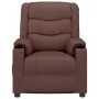 Sillón de masaje eléctrico cuero sintético marrón de vidaXL, Sillones de masaje eléctricos - Ref: Foro24-3143458, Precio: 284...