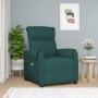 Sillón de masaje elevable tela verde oscuro de vidaXL, Sillones de masaje eléctricos - Ref: Foro24-3143399, Precio: 394,57 €,...