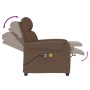 Brown fabric electric massage chair by vidaXL, Electric massage chairs - Ref: Foro24-3143359, Price: 208,37 €, Discount: %