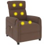 Brown fabric electric massage chair by vidaXL, Electric massage chairs - Ref: Foro24-3143359, Price: 208,37 €, Discount: %