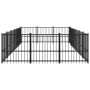 Outdoor steel dog kennel 16.94 m² by vidaXL, Dog kennels and fences - Ref: Foro24-3124619, Price: 589,25 €, Discount: %