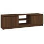 Brown oak plywood TV cabinet 120x30x35.5 cm by vidaXL, TV Furniture - Ref: Foro24-815341, Price: 74,99 €, Discount: %