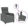 Sillón de masaje elevable tela gris oscuro de vidaXL, Sillones de masaje eléctricos - Ref: Foro24-3143394, Precio: 309,78 €, ...