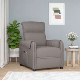 Liftable massage chair taupe gray fabric by vidaXL, Electric massage chairs - Ref: Foro24-3143401, Price: 354,99 €, Discount: %