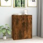 Aparador madera contrachapada color roble ahumado 60x30x75 cm de vidaXL, Aparadores - Ref: Foro24-815378, Precio: 60,28 €, De...