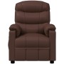 Brown synthetic leather electric massage chair by vidaXL, Electric massage chairs - Ref: Foro24-3143486, Price: 280,59 €, Dis...