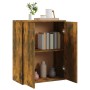 Aparador madera contrachapada color roble ahumado 60x30x75 cm de vidaXL, Aparadores - Ref: Foro24-815378, Precio: 60,28 €, De...