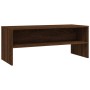 Mueble de TV madera contrachapada roble marrón 100x40x40 cm de vidaXL, Muebles TV - Ref: Foro24-815233, Precio: 48,73 €, Desc...