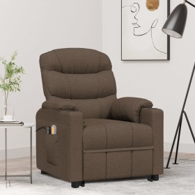 Brown fabric liftable massage chair by vidaXL, Electric massage chairs - Ref: Foro24-3143545, Price: 417,99 €, Discount: %