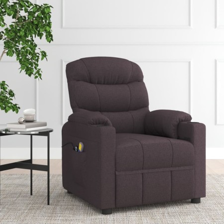 Dark Brown Fabric Liftable Massage Chair by vidaXL, Electric massage chairs - Ref: Foro24-3143546, Price: 429,31 €, Discount: %