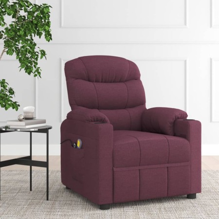 Purple fabric elevating massage chair by vidaXL, Electric massage chairs - Ref: Foro24-3143548, Price: 414,00 €, Discount: %