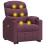 Purple fabric elevating massage chair by vidaXL, Electric massage chairs - Ref: Foro24-3143548, Price: 414,00 €, Discount: %