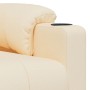 Liftable cream fabric massage chair by vidaXL, Electric massage chairs - Ref: Foro24-3143550, Price: 394,21 €, Discount: %