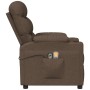 Brown fabric electric massage chair by vidaXL, Electric massage chairs - Ref: Foro24-3143507, Price: 274,84 €, Discount: %