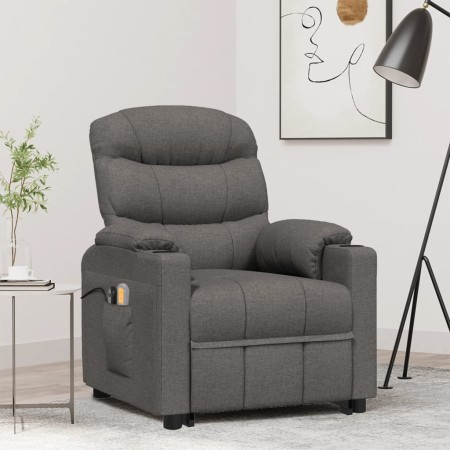 Sillón de masaje elevable tela gris oscuro de vidaXL, Sillones de masaje eléctricos - Ref: Foro24-3143542, Precio: 431,99 €, ...