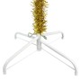 Slim Christmas tree with LEDs and balls gold 150 cm by vidaXL, Christmas trees - Ref: Foro24-3078045, Price: 62,16 €, Discoun...