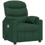 Electric massage chair dark green fabric by vidaXL, Electric massage chairs - Ref: Foro24-3143509, Price: 305,28 €, Discount: %