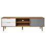 TV cabinet MOLDE solid brown pine wood 158x40x49 cm by vidaXL, TV Furniture - Ref: Foro24-350534, Price: 151,31 €, Discount: %