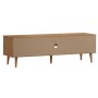 TV cabinet MOLDE solid brown pine wood 158x40x49 cm by vidaXL, TV Furniture - Ref: Foro24-350534, Price: 151,31 €, Discount: %