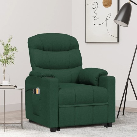 Dark green fabric lifting massage chair by vidaXL, Electric massage chairs - Ref: Foro24-3143547, Price: 472,99 €, Discount: %