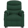 Sillón de masaje elevable tela verde oscuro de vidaXL, Sillones de masaje eléctricos - Ref: Foro24-3143547, Precio: 472,99 €,...