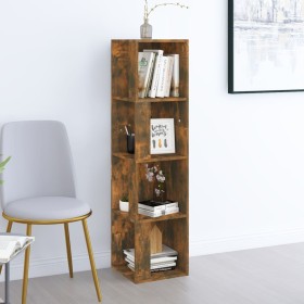 Smoked oak plywood corner furniture 33x33x132 cm by vidaXL, Lockers and storage cabinets - Ref: Foro24-816023, Price: 55,99 €...