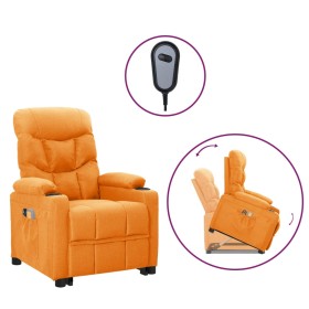 Sillón de masaje elevable de tela amarillo de vidaXL, Sillones de masaje eléctricos - Ref: Foro24-3143300, Precio: 393,99 €, ...