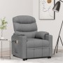 Sillón de masaje elevable tela gris claro de vidaXL, Sillones de masaje eléctricos - Ref: Foro24-3143541, Precio: 406,99 €, D...