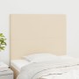 Headboards 2 units of cream-colored fabric 80x5x78/88 cm by vidaXL, Headboards and footboards - Ref: Foro24-3116031, Price: 6...