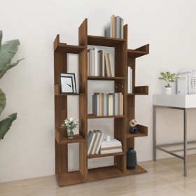 Oak brown plywood shelf 86x25.5x140 cm by vidaXL, Bookcases and shelves - Ref: Foro24-816004, Price: 71,35 €, Discount: %