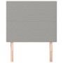 Headboards 2 units of light gray fabric 80x5x78/88 cm by vidaXL, Headboards and footboards - Ref: Foro24-3116026, Price: 62,3...