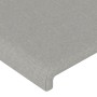 Cabeceros 4 unidades de tela gris claro 90x5x78/88 cm de vidaXL, Cabeceros y pies de cama - Ref: Foro24-3116066, Precio: 121,...