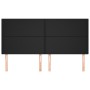 Headboards 4 units of black synthetic leather 100x5x78/88 cm by vidaXL, Headboards and footboards - Ref: Foro24-3116160, Pric...