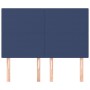 Headboards 4 units blue fabric 72x5x78/88 cm by vidaXL, Headboards and footboards - Ref: Foro24-3116056, Price: 110,99 €, Dis...