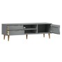 TV stand MOLDE made of solid gray pine wood 158x40x49 cm by vidaXL, TV Furniture - Ref: Foro24-350536, Price: 180,11 €, Disco...