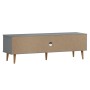 Mueble de TV MOLDE madera maciza de pino gris 158x40x49 cm de vidaXL, Muebles TV - Ref: Foro24-350536, Precio: 179,85 €, Desc...