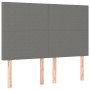 Headboards 4 units dark gray fabric 72x5x78/88 cm by vidaXL, Headboards and footboards - Ref: Foro24-3116051, Price: 110,15 €...